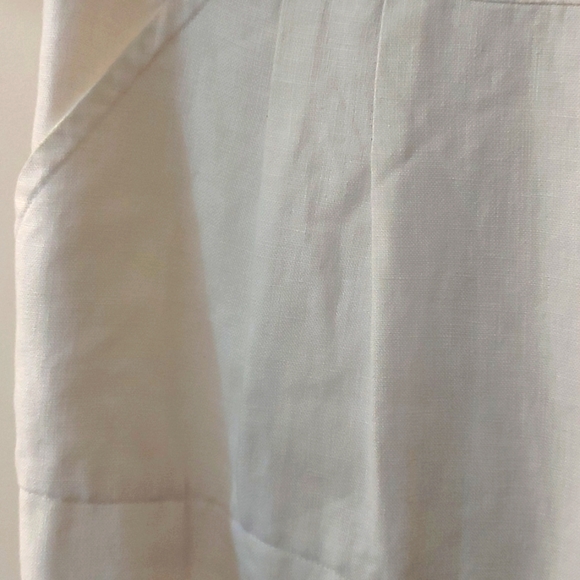 Anne Klein linen 3/4 top - Picture 8 of 10